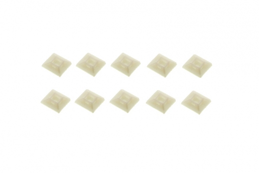 Kabelbinderhalter mit Soft Klebe Pad 12x12mm 10Stück