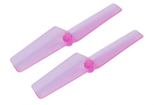 Rakonheli Heckrotorblätter in transparentem pink 42mm für Blade Nano CPX, Nano CPS, Nano S2, Nano S3, mCPS, mCPX und msRS