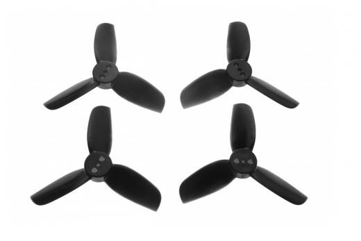 HQ Durable Prop Propeller T2,5X2,5X3 aus Poly Carbonate in schwarz je 2CW+2CCW