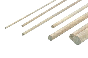 Balsaholz Balsastab 4mm Durchmesser 1000mm Lang 1Stück