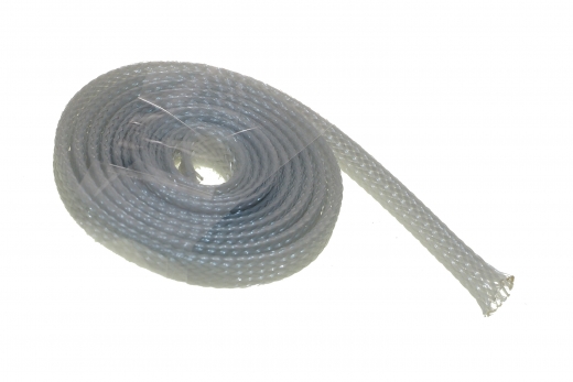 Geflechtschlauch 3-9mm 1Meter in grau