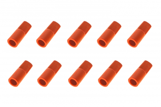 Abdeckkappe für 5,5mm Goldkontaktstecker 10Stück in rot