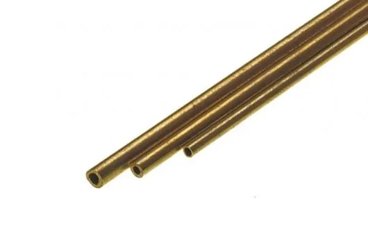 Messingrohr AussenØ 4,0mm x InnenØ 2,6mm 1 Meter