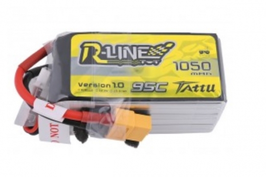 Tattu R-Line Akku 22,2V 1050mAh 95C 6S1P mit XT60