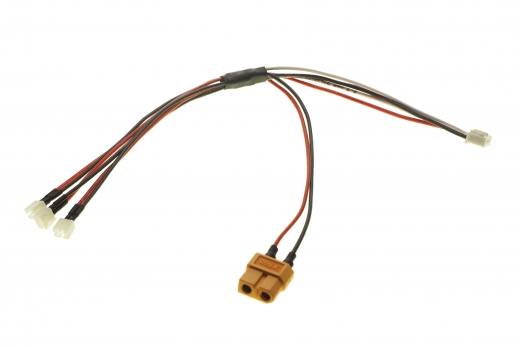 3-Fach Ladekabel SERIELL mit MCPX Anschluss für 1S LIPO Akkus für ISDT Ladegeräte