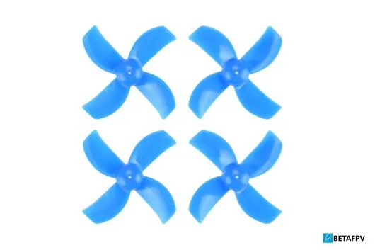BetaFPV 4Blatt Propeller Set 31mm in blau für Beta65X 2S
