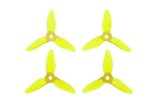 HQ Durable Prop Propeller New 3X4X3 aus Poly Carbonate in gelb je 2CW+2CCW