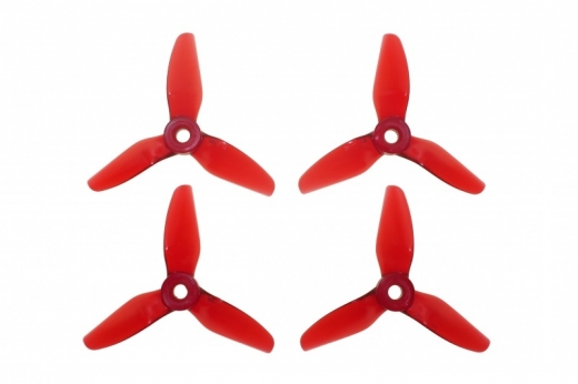 HQ Durable Prop Propeller New 3X4X3 aus Poly Carbonate in rot je 2CW+2CCW