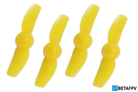 BetaFPV 2Blatt Propeller 31mm für 0,8mm Welle in gelb
