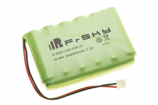 FrSky Taranis Senderakku NiMH 7,2V mit 2000mAh für QX7 Sender