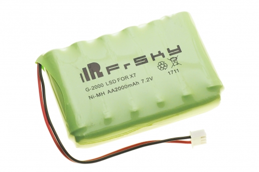 FrSky Taranis Senderakku NiMH 7,2Volt mit 2000mAh für Q X7 Sender