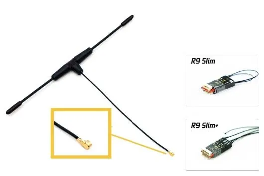 FrSky 868 MHz T Dipolantenne für FrSky Empfänger R9 slim und R9 slim+