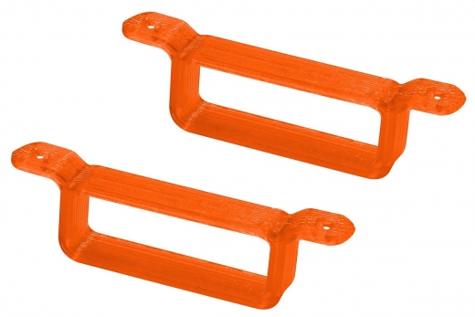 Rakonheli Akku Halterung 17 x 6.5 mm in orange für Rakonheli Rahmen für Blade Inductrix FPV Brushelss
