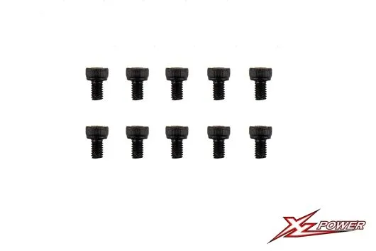 XLPower Ersatzteile M2,5x4mm Akkuplatten Innensechskantschrauben für XLPower 700 und Specter V2