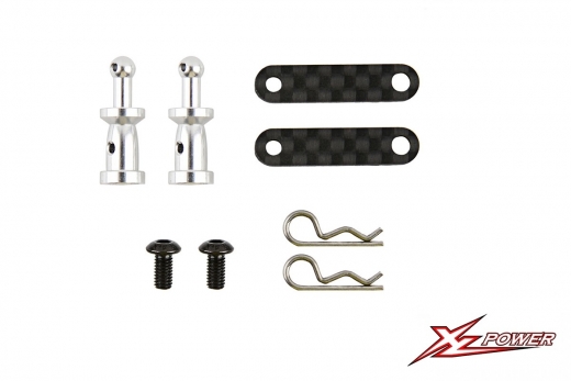XLPower Ersatzteil Haubenhalter Set vorne für XLPower 700