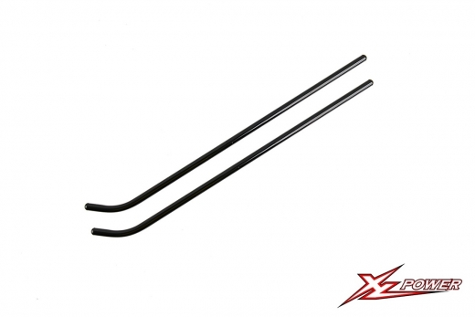 XLPower Ersatzteile Landekufen in schwarz für XLPower Specter 700 V2, Specter 700 V2 Nitro und Specter 700 V2 NME