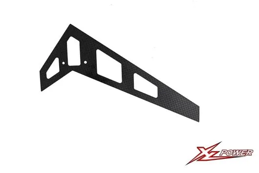 XLPower Ersatzteil vertikale Heckfine in schwarz für XLPower 700