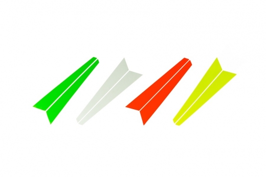 OXY Ersatzteil Aufkleber in 4 verschiedenen Farben für die vertikale Finne für OXY2