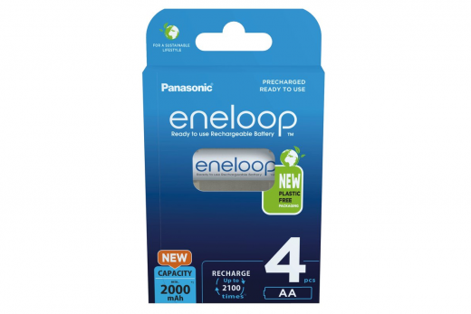 Eneloop Akku Mignon AA NiMH mit 2000mAh 1,2V im 4er Pack