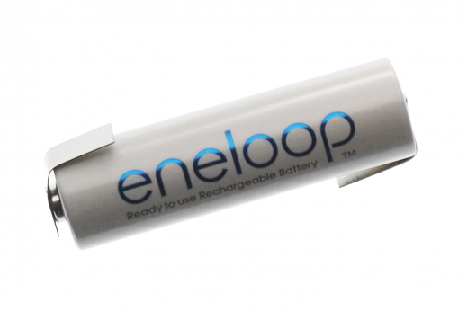 Eneloop Akku Mignon AA NiMH mit 1900mAh 1,2V mit Lötfahne