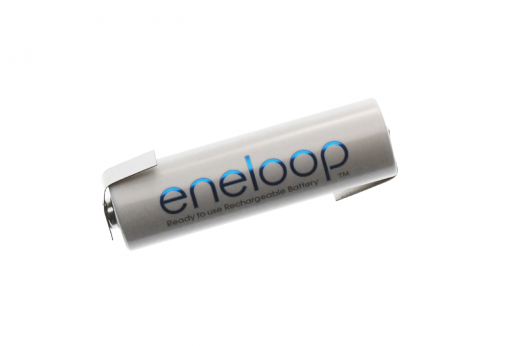 Eneloop Akku Micro AAA NiMH mit 750mAh 1,2Volt mit Lötfahne