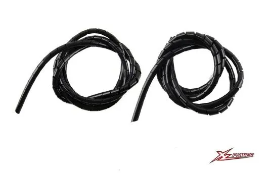 XLPower Ersatzteil 6mm und 8mm Spiralschlauch in schwarz je 1 Meter für XL Power 700