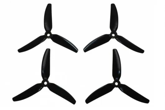 HQ Prop Propeller POPO Quick Swap 5,1X4,6X3V1S aus Poly Carbonate in schwarz je 2CW und 2CCW