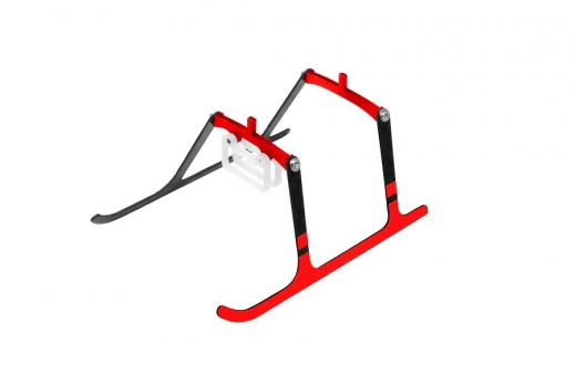 Rakonheli Landegestell Carbon in rot für Blade Nano CP X / Nano CP S / Nano S2 / Nano S3