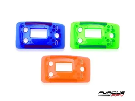 Furious FPV True-DX Ersatz Abdeckungs Set in transparent blau, grün und orange für alle FatShark Dominator Videobrillen