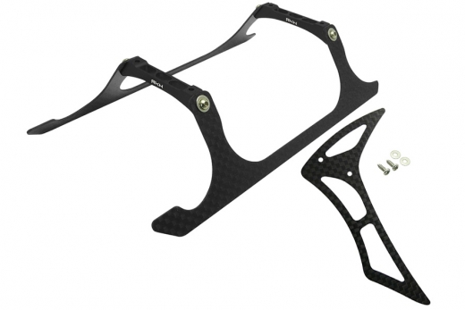 Rakonheli Landegestell und Leitwerk Set aus Carbon in schwarz für Blade 230S und 230S V2