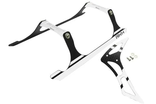 Rakonheli Landegestell und Leitwerk Set aus Carbon in silber für Blade 230S und 230S V2