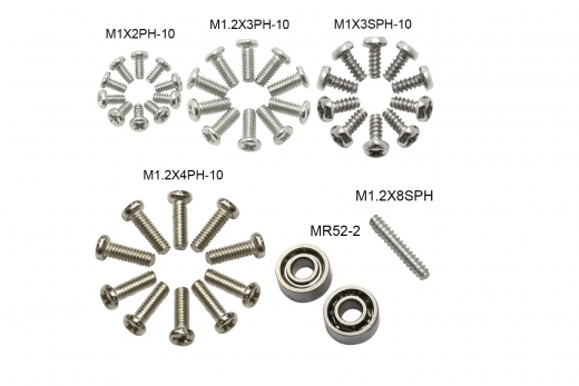 Rakonheli Schraubenset für Rakonheli Carbon Hauptrahmen für Blade Nano CPS, Nano S2 und Nano S3