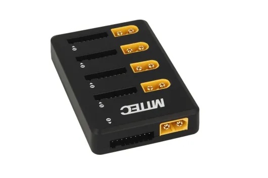 MTTEC ParaBoard PB-4P8S XT60 und XH mit SMD Hauptsicherungen und Anschlusskabel XT60 auf 4mm für Ladegeräte mit Bananensteckern