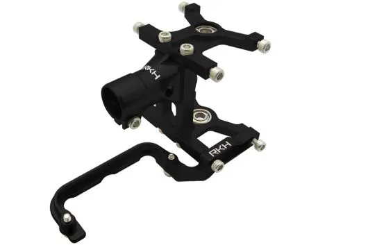 Rakonheli komplettes Heckrohr Montage Set aus Aluminium in schwarz für Blade 180CFX, Trio 180CFX und Fusion 180