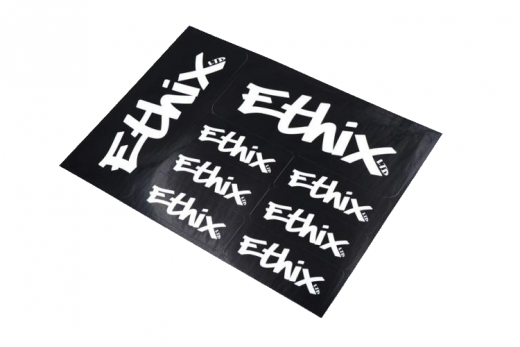 Ethix Sticker Bogen schwarz
