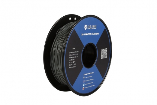 SainSmart Filament TPU (Thermoplastic Polyurethane) in schwarz Ø 1,75mm 0,8Kilo
