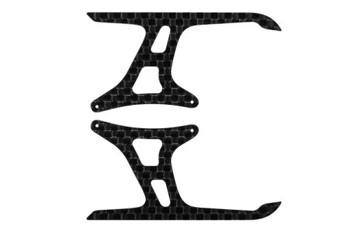 Rakonheli Landegestell Ersatzkufen aus carbon für Blade mCPS