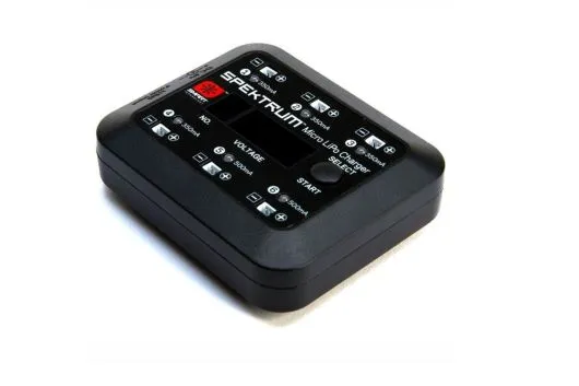 Spektrum Micro LiPo Ladegerät für 1S 6Fach AC 230V oder USB Eingang