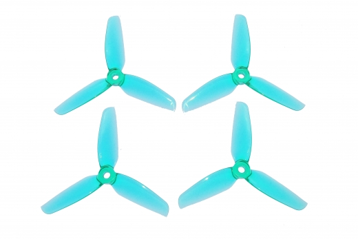 Gemfan FPV Race Propeller WINDANCER 4032 4x3,2x3 in blau transparent 