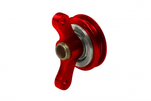 Rakonheli Heckpitchhülse aus Aluminium in rot für Blade Fusion 180