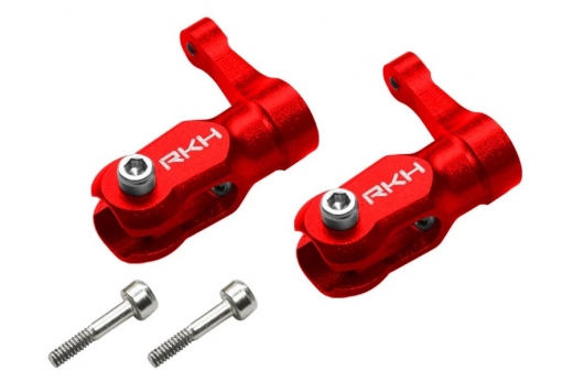 Rakonheli Hauptblatthalter Set CNC Aluminium rot für Blade Fusion 180