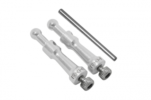 Rakonheli Kabinehaubenhalter Aluminium in silber für Blade Fusion 180