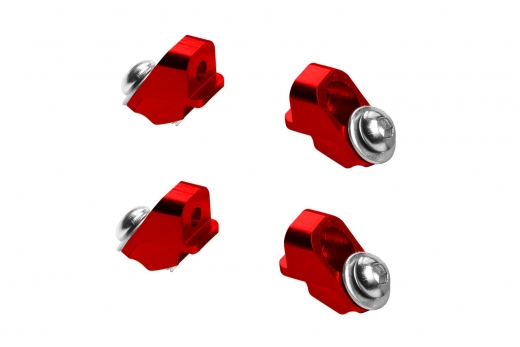 Rakonheli Landegestellhalterung aus Aluminium in rot für Blade Fusion 180