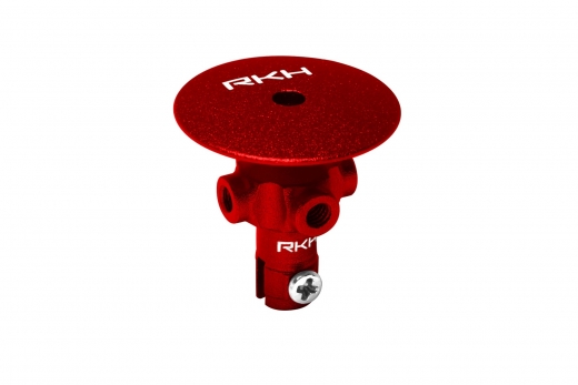 Rakonheli Hauptrotorkopf mit Rotorkopfbremse für 4Blattkopf aus Aluminium in rot für Blade mCPX BL2