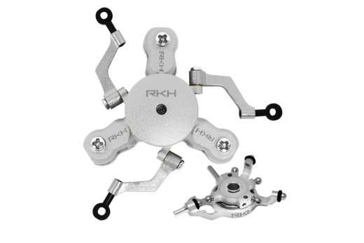 Rakonheli 3Blatt Rotorkopf Set aus Aluminium in silber für Blade mCPX BL2