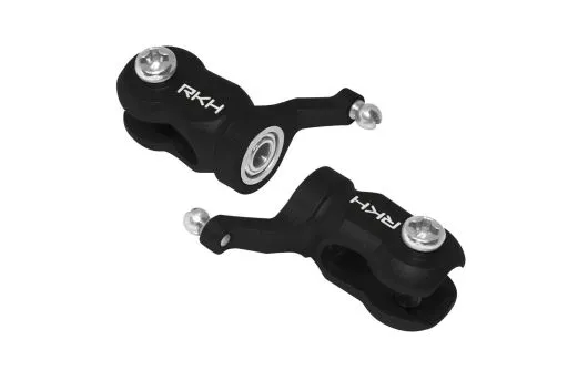 Rakonheli Hauptblatthalter Set aus CNC Aluminium in schwarz für Blade mCPX BL und mCPX BL2