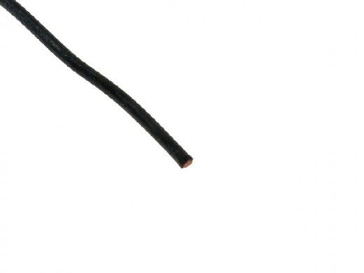 Silikonkabel kupfer 0,35mm schwarz 1Meter