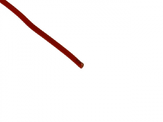 Silikonkabel kupfer 0,35mm rot 1Meter