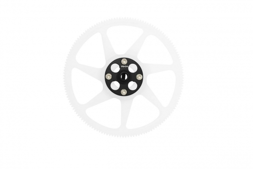 Rakonheli Hauptzahnrad Delrin 140Z 4,6mm hoch mit Aluminium Nabe in schwarz für Blade 230S und 230S V2