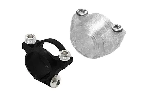 Rakonheli Ersatz Heckrohrhalter Aluminium für RKH Hauptrahmen in schwarz für Blade 230S